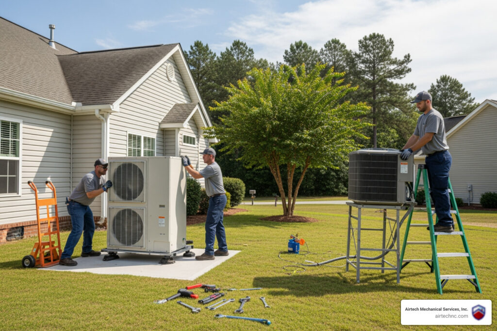 best heat pump installation in newport, nc