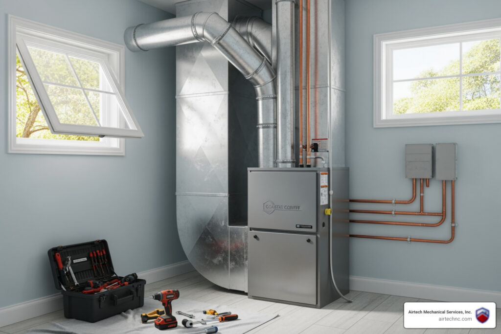 furnace installation in atlantic beach, nc